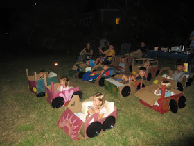 disney cars drive-in movie party