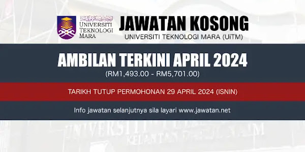 Jawatan Kosong UiTM Kelantan 2024