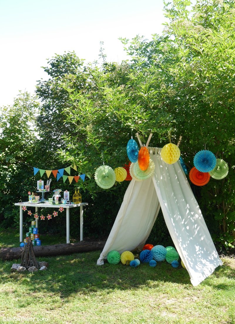 Une Camping Party Monstrueuse - des idées DIY, recettes et printables freebies pour célébrer la sortie du film Hotel Transylvanie 3! by BirdsParty.fr @birdsparty #campingparty #feteestivale #gouteranniversaire #hoteltransylvanie