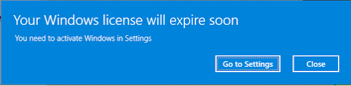 Microsoft windows expire