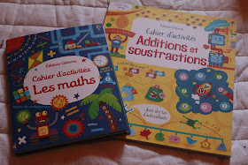 cahier d'activités mathématiques additions soustractions éditions usborne avis blog planete parentage
