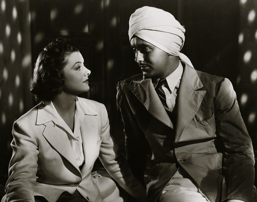 Myrna Loy and Tyrone Power