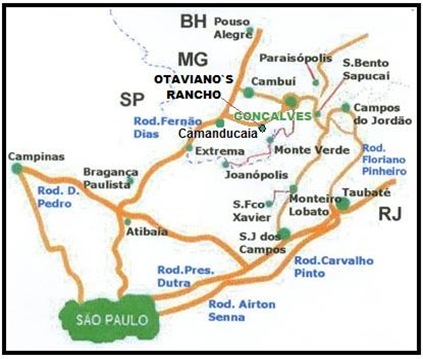 MAPA OTAVIANO`S RANCHO