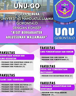Universitas Nahdlatul Ulama Gorontalo Tawarkan Perkualiahan dengan Konsep Riset Berkarakter Ahlussunah wal Jamaah