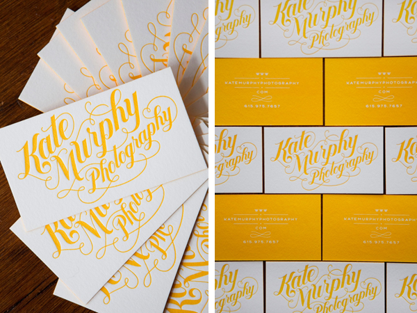 Letterpress Business Cards