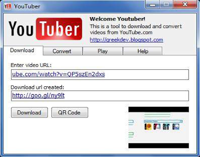 SCreenShoot YouTube Downloader