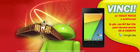 Logo Premi Google con Android e Nestlè Kit Kat'': un Tablet Nexus e crediti per Google Play