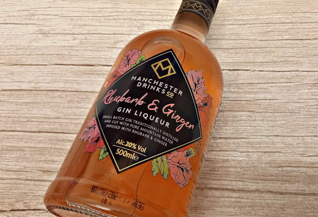 Rhubarb and Ginger gin liqueur