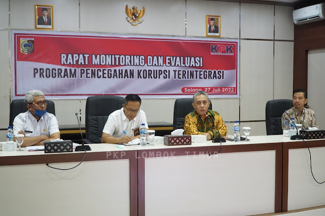 Rapat Evaluasi Pencegahan Korupsi, Sekda Sebut Melibatkan Pihak Ketiga Yang Ada di Daerah