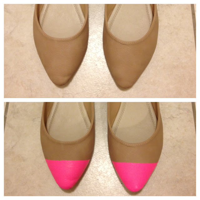 DIY Cap Toe Flats