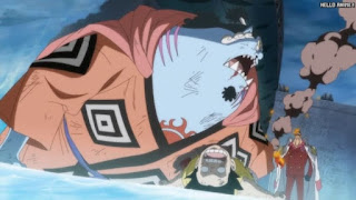 ワンピースアニメ 頂上戦争編 487話 ジンベエ | ONE PIECE Episode 487