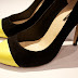 DIY Project:NEON YELLOW CAP TOE HEELS