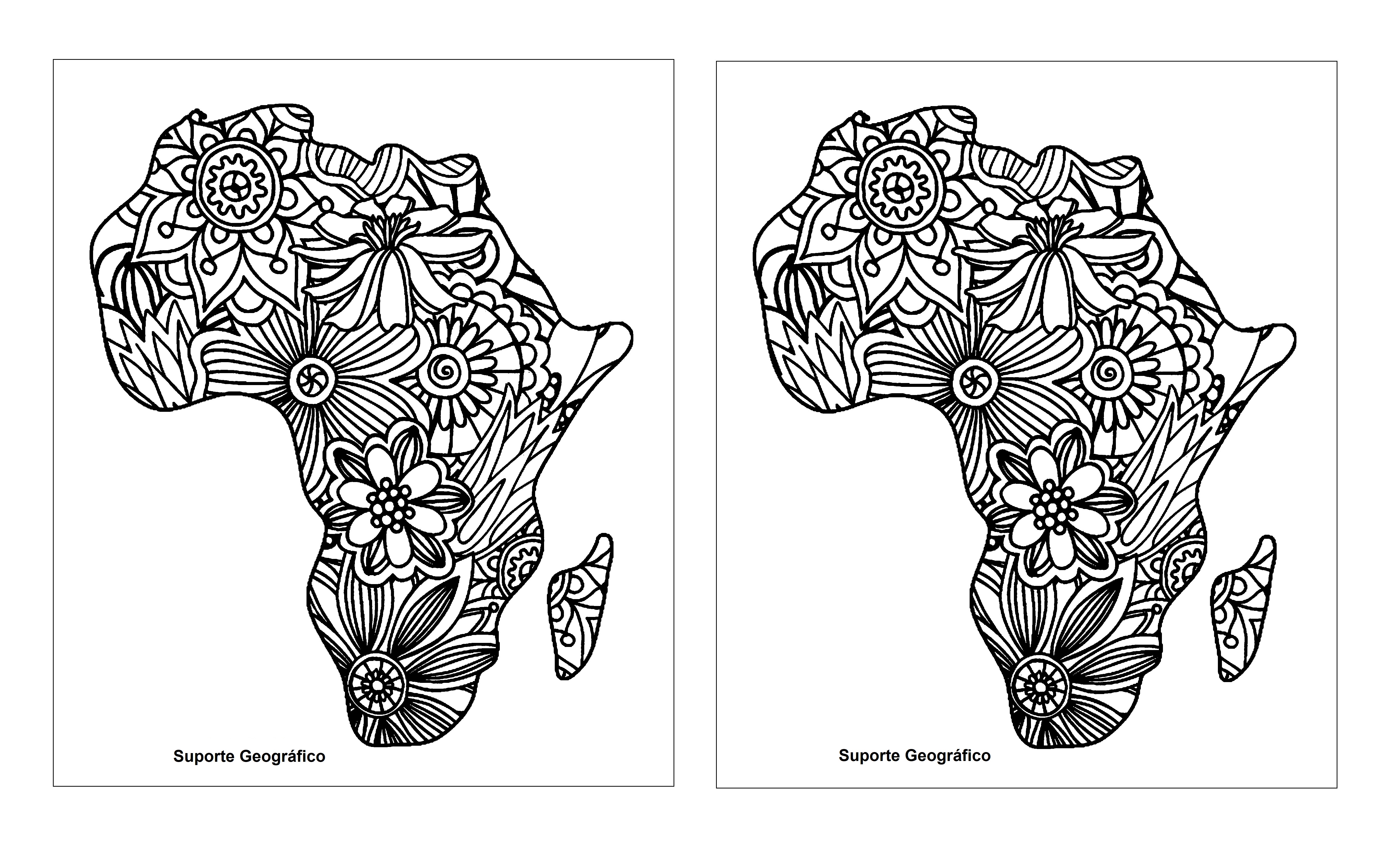 Suporte Geográfico - 6 Atividade Consciência Negra em PDF - modelo II Link