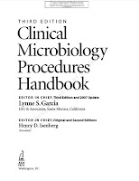 CLINICAL MICROBIOLOGY PROCEDURE HANDBOOK - THIRD EDITION