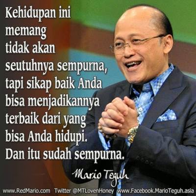 Kumpulan Gambar Kata Motivasi Mario Teguh