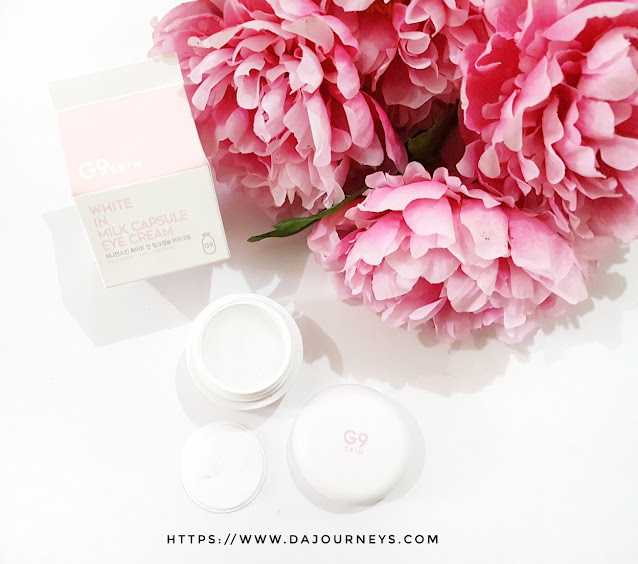 Review G9 Skin White in Milk Capsule Eye Cream