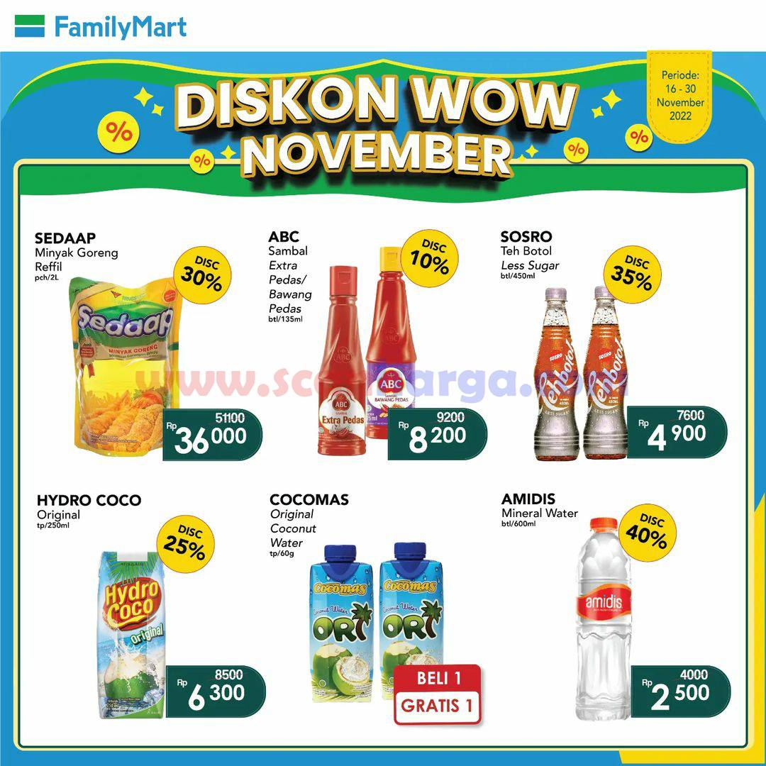 Katalog Promo Family Mart Periode 16 - 30 November 2022