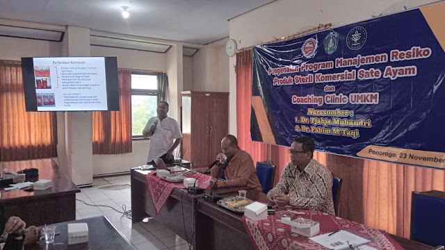 Gandeng Institut Pertanian Bogor, Forum IKM Ponorogo Beri Pelatihan Bagi Pengusaha Kuliner Sate Ayam