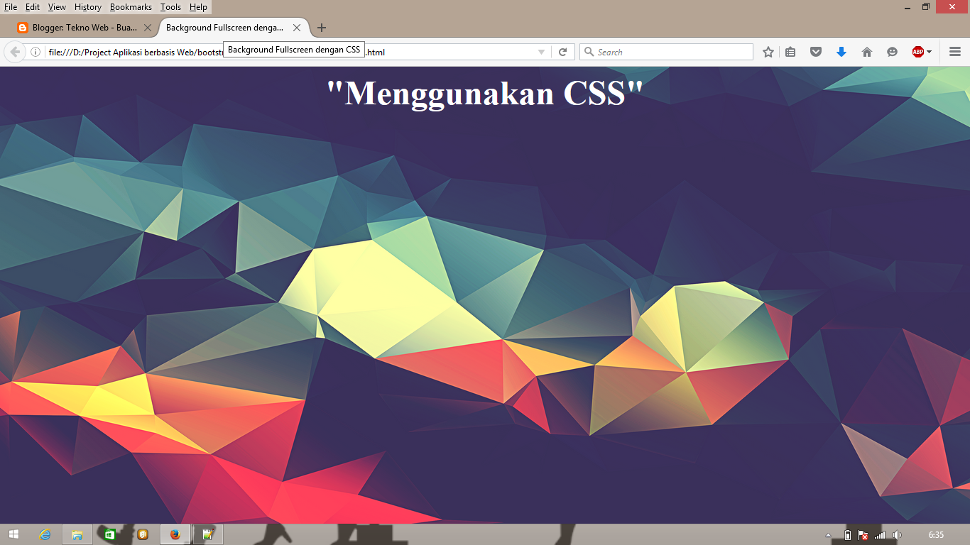 Cara Menampilkan Gambar Di Css – bonus