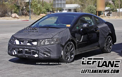 Spy Photos 2012 Model Honda Civic Si Coupe 