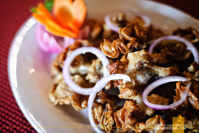 Chicharon Bulaklak at J.J. Sports Bar in Parañaque City