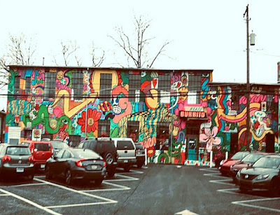 Street Art Wall Mural at Neato Burrito in New Cumberland, Pennsylvania