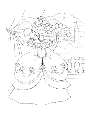 Coloring Pages Castle. This coloring page features a