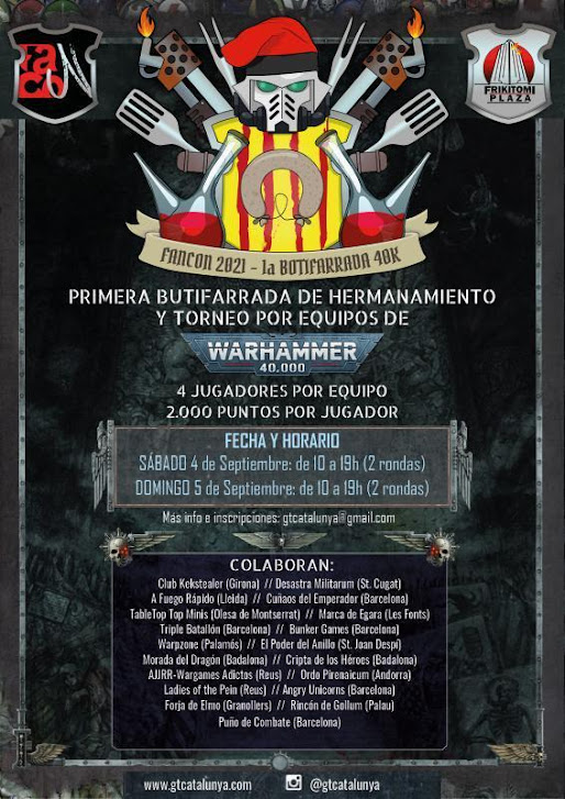 Iª Butifarrada de Hermanamiento y Torneo por Equipos de Warhammer 40.000