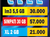 Download Contoh Spanduk Daftar Harga Pulsa.cdr