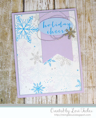 Holiday Cheer card-designed by Lori Tecler/Inking Aloud-stamps from Concord & 9th