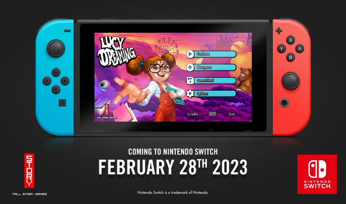 Lucy Dreaming Coming to Nintendo Switch on 28th February