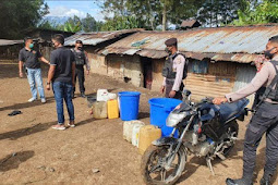 Polisi Sita Puluhan Liter Miras Jenis Ballo di wamena