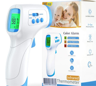 Infrared forehead thermometer