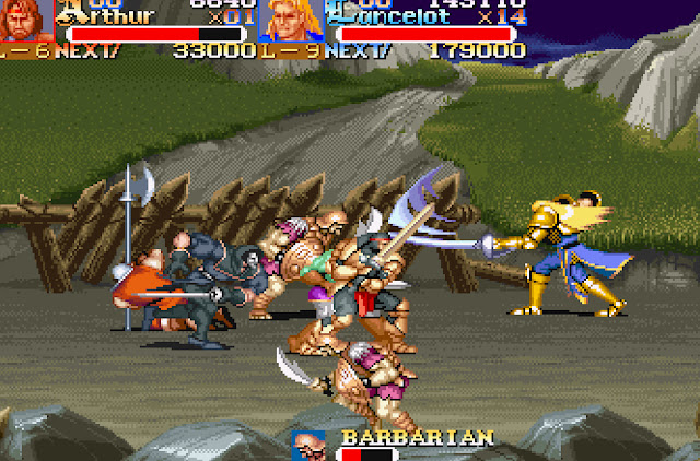 Knights of the Round - Stage 4 Barbarian Screenshot