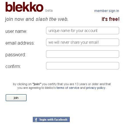 Add site / URL to blekko | Share everything from zein