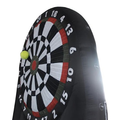 Giant Inflatable Soccer Dartboard, Lets You Aiming, Kicking Balls And Get Score Like Regular Game Of Darts