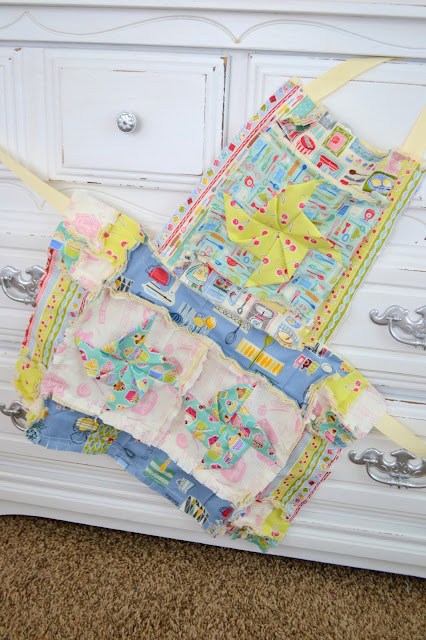 How to Make a Girls Apron Free Pattern by A Vision to Remember