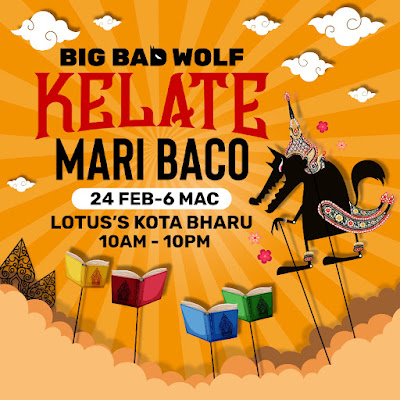 JUALAN BUKU ‘MARI BACO’ BIG BAD WOLF BOOKS GEGAR NEGERI KELANTAN