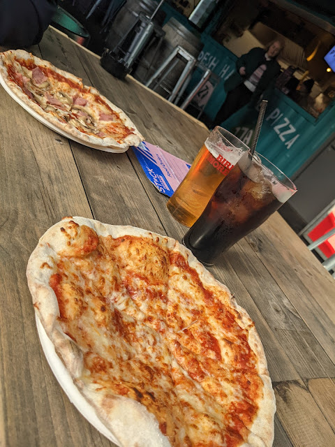 pizzas and beer from stack seaburn
