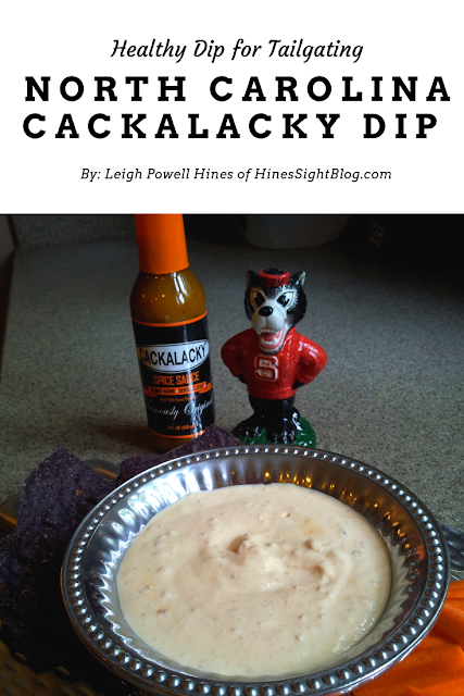 Cackalacky Dip is made with an original NC sauce that can be found on Amazon.