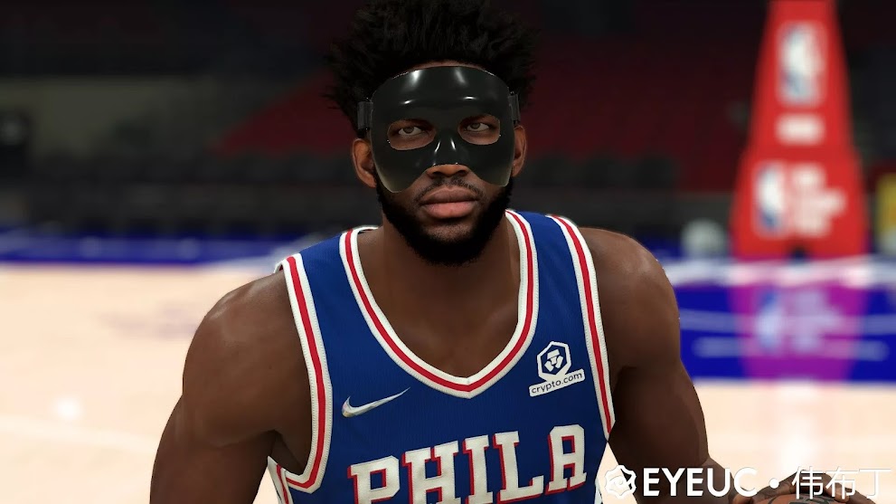 Joel Embiid Cyberface (with mask) by 2KAWEI | NBA 2K22