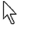 A mouse pointer shape