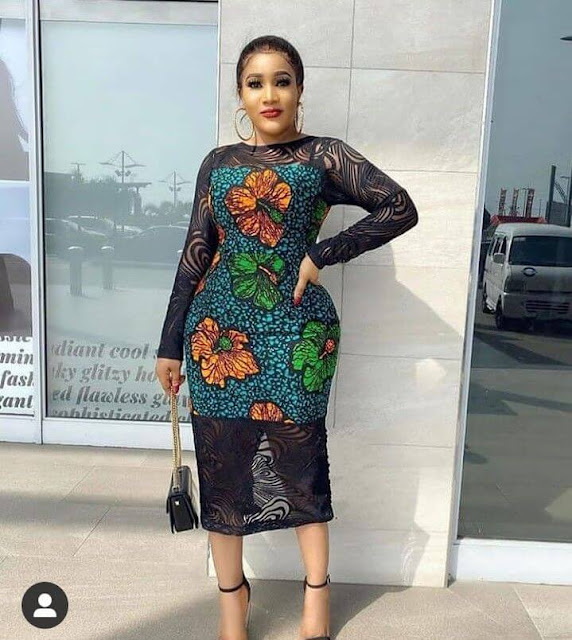 Lace Beautiful Ankara Long Gown Styles: Ankara Long Gown Styles.