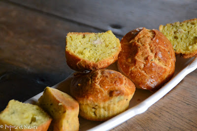 Mini cakes aux anchois et romarin du jardin © Popote et Nature