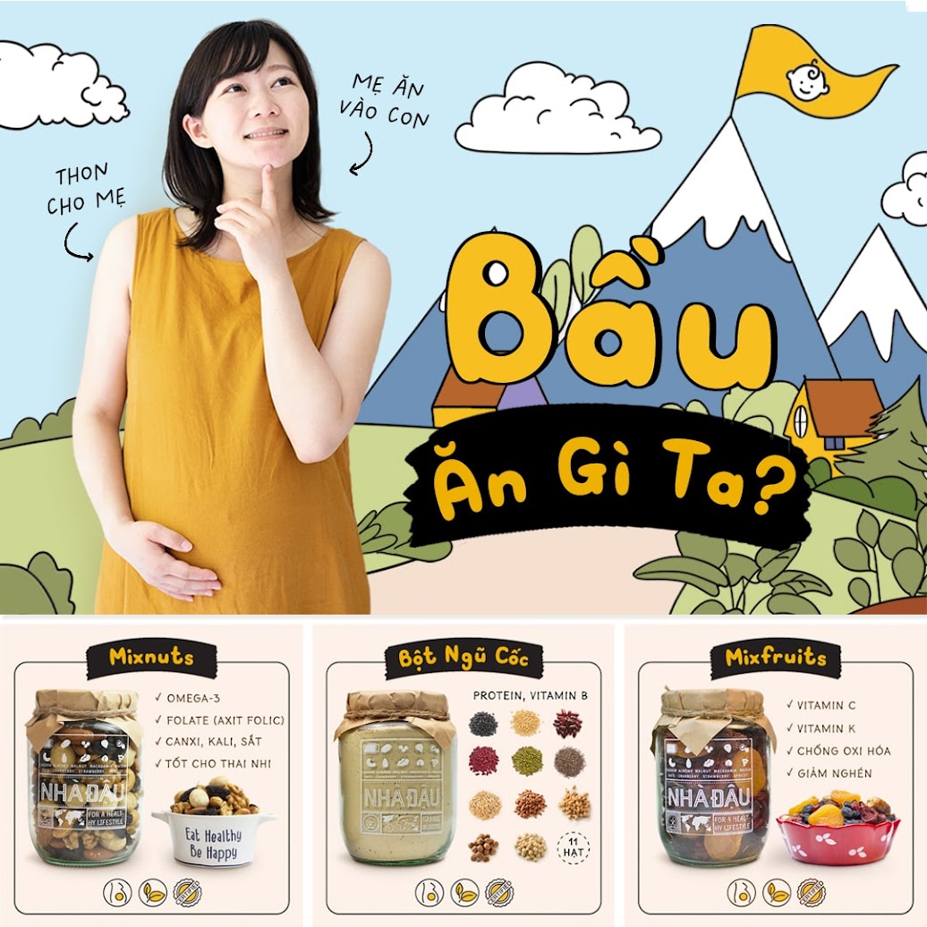 [A36] Gợi ý Mẹ Bầu tháng cuối cách tăng cường dinh dưỡng cho thai nhi