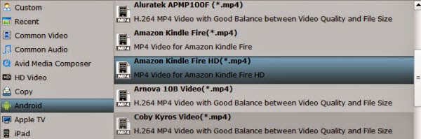 dvd iso ifo to kindle fire hdx