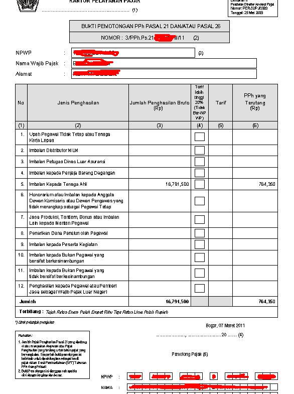 PPh Pasal 21 Orang Pribadi (OP)  GAP (Godong Aplikasi)