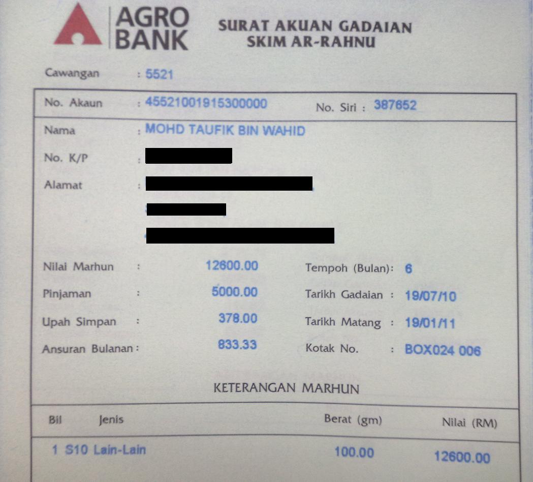 Cara Dapatkan Duit Dengan Surat Pajak Gadai