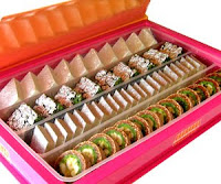 bikanerwala assorted sweet box on diwali