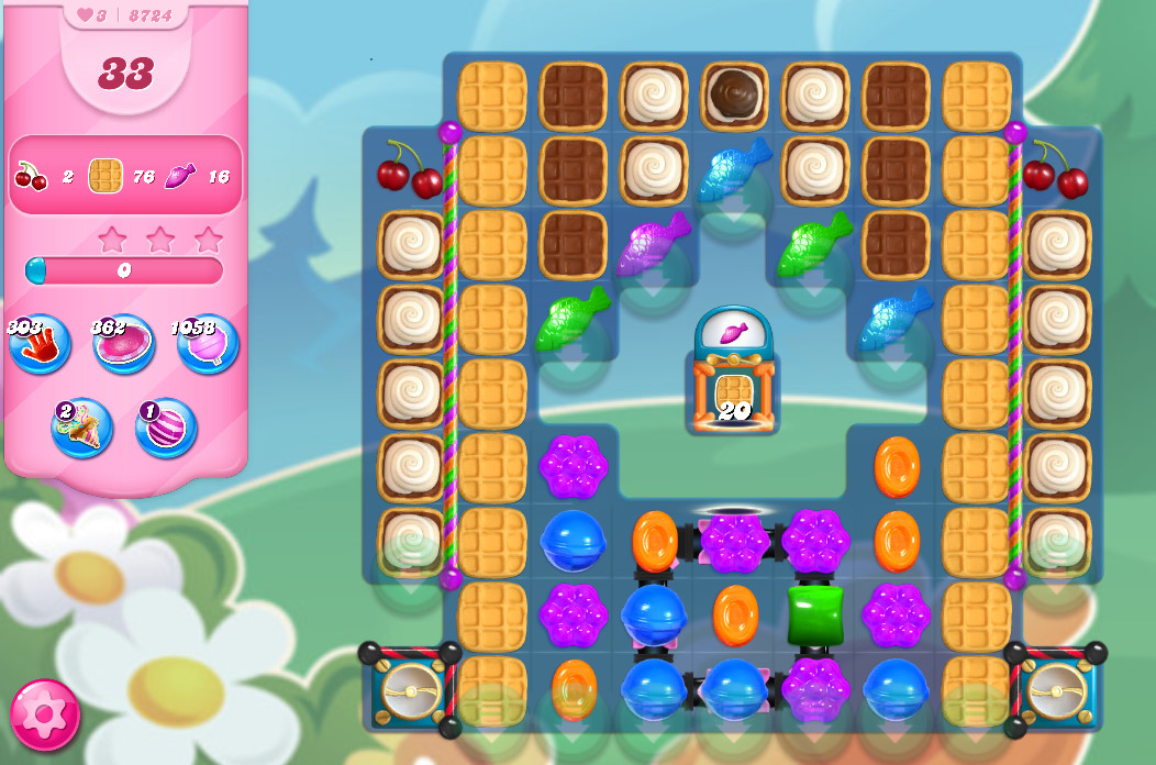 Candy Crush Saga level 8724